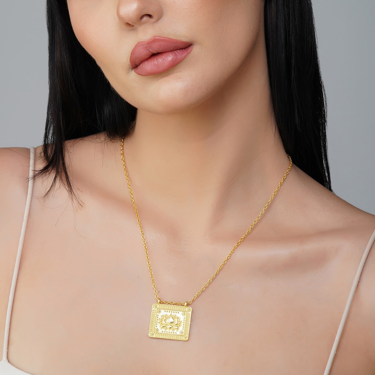 Buy Beauty in Chaos Lotus Necklace Online in India Zariin