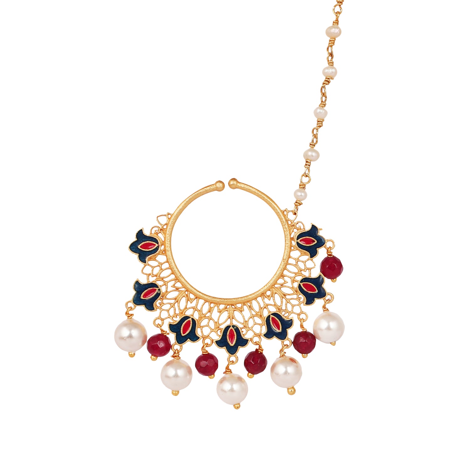 Flower Burst Pearl Nath