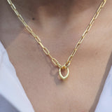 Customisable Birthstone Charm Necklace