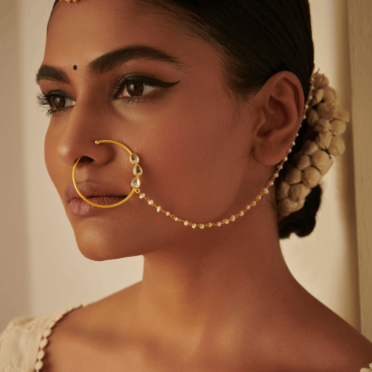 Nath Nose Indian Nose Rings Wholesale Buy Delicate Dream Nose RIng