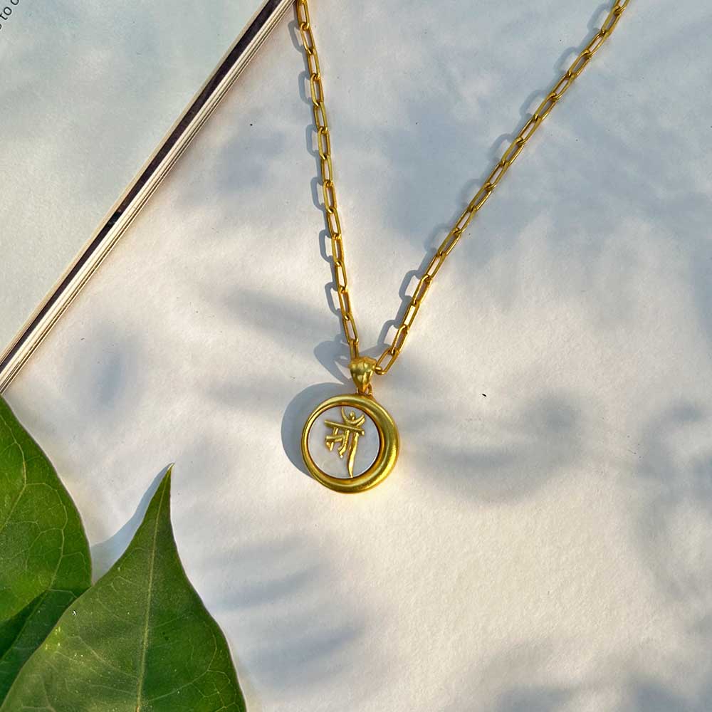 Buy Ma Mother Necklace with Mother of PearlOnline in India Zariin