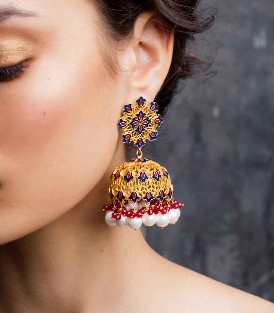 Jhumka model hot sale