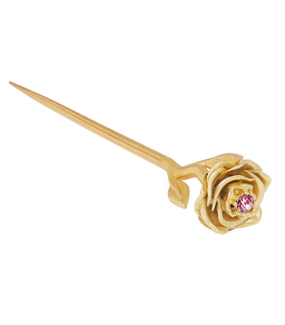 Rose Are Red Hair Stick Clip