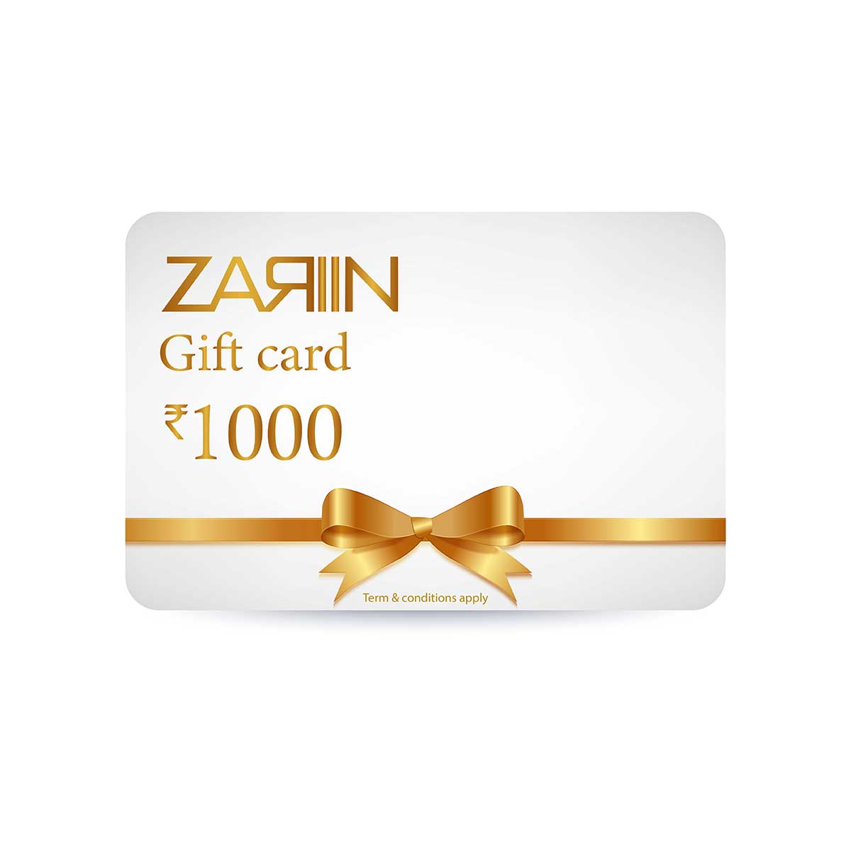 Buy Zariin Gift Card Online in India
