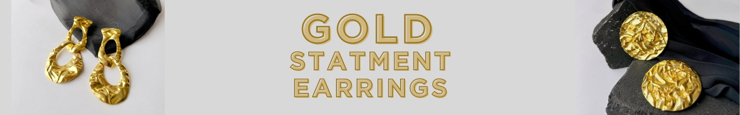 Statement Gold Earrings