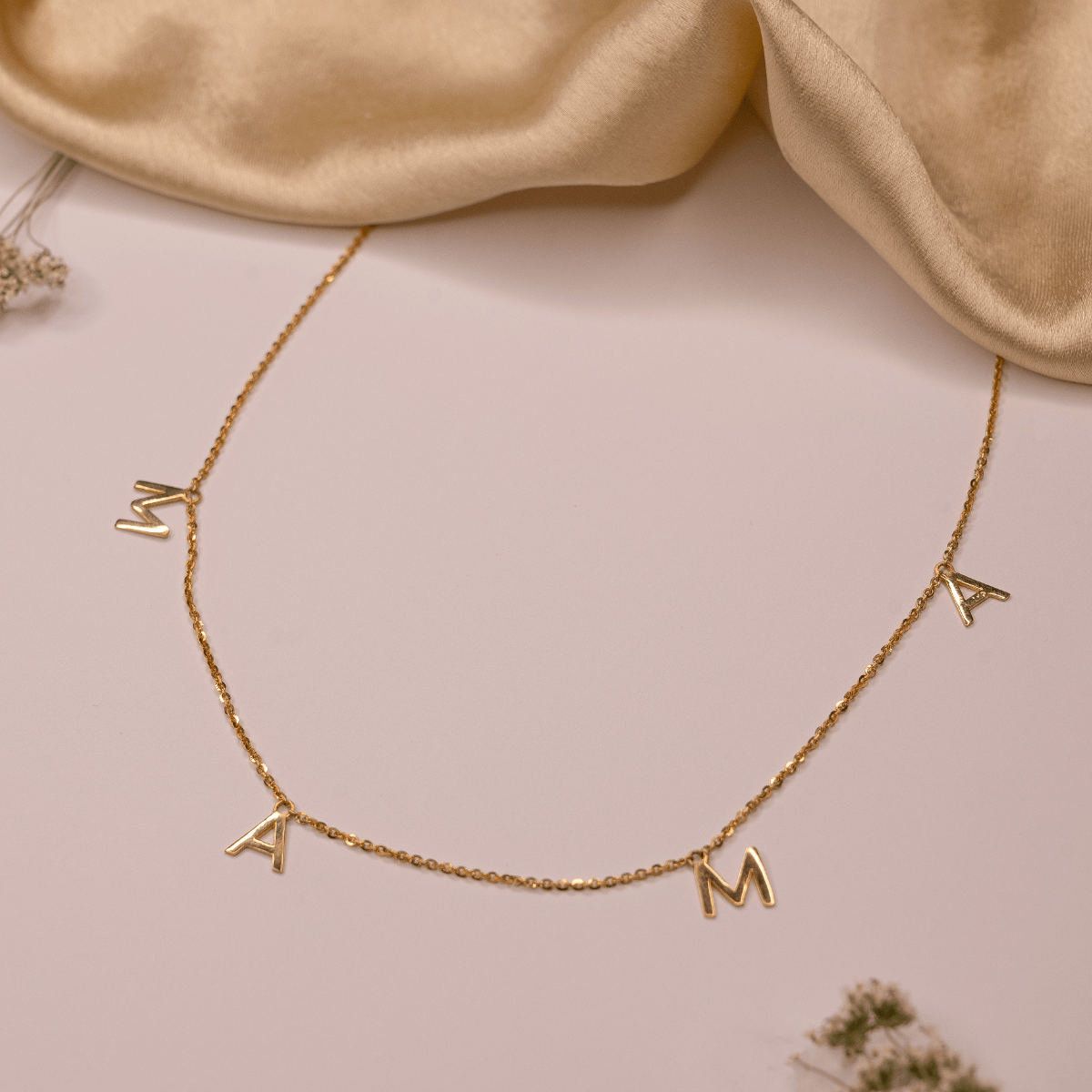Solid 14K Gold Tiny Heart Necklace add Small Initial Charms – Fine Jewelry  by Anastasia Savenko
