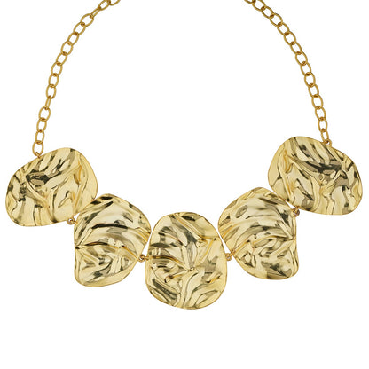 Bold n Sassy Gold Crush Necklace