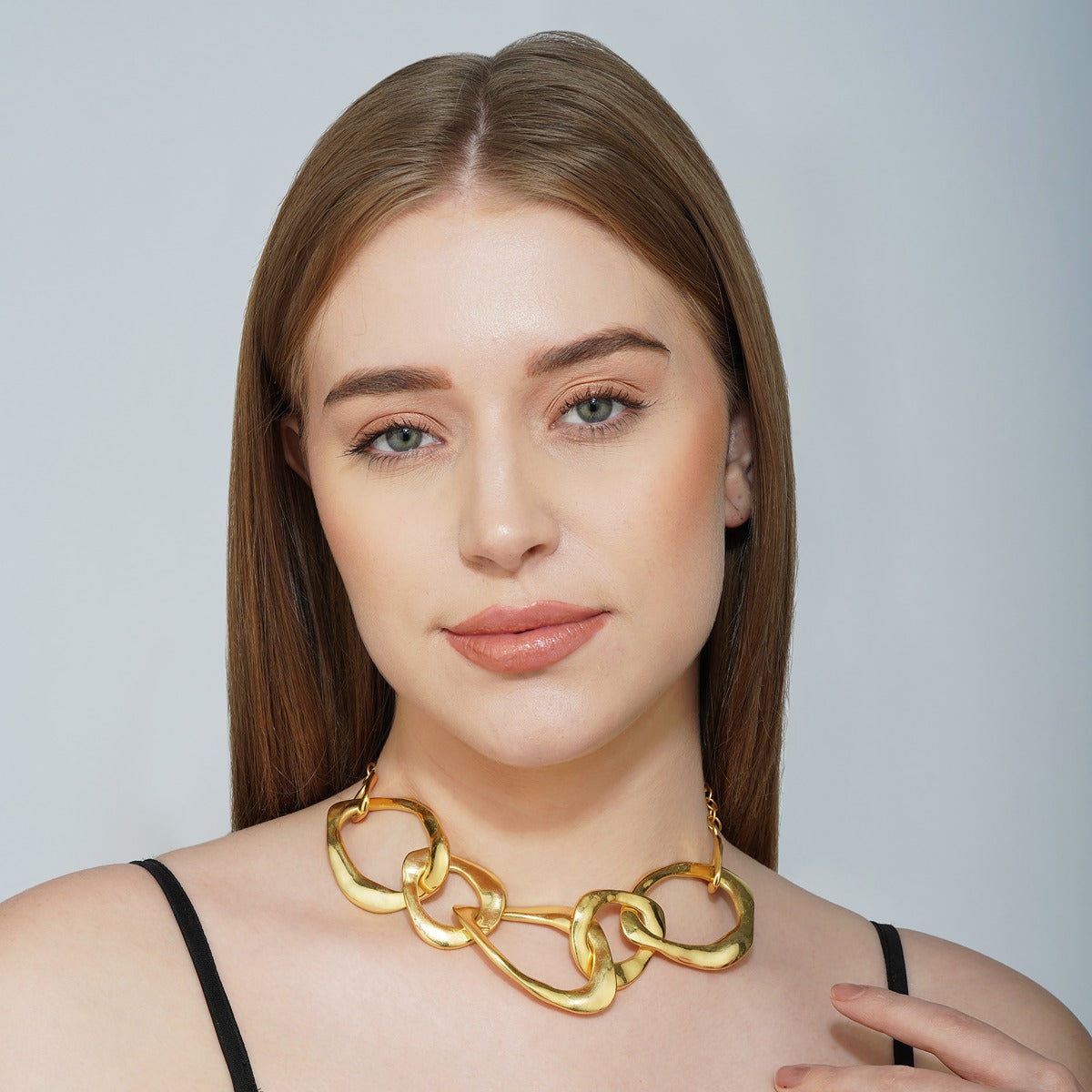 Linked Forever Set of Necklace and Earrings