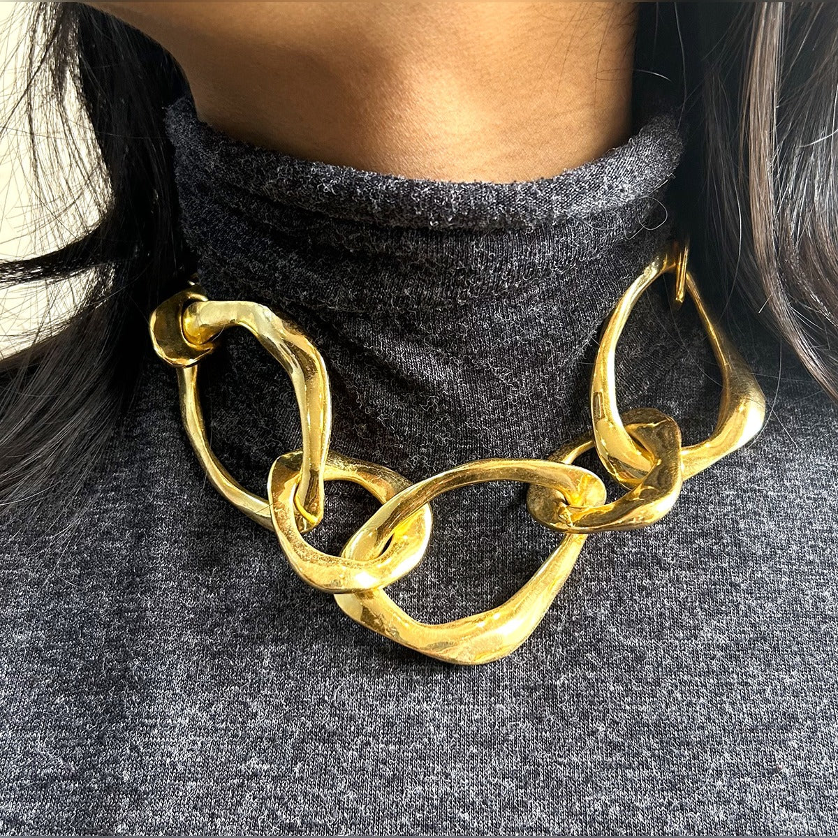 After Hours Statement Link Necklace