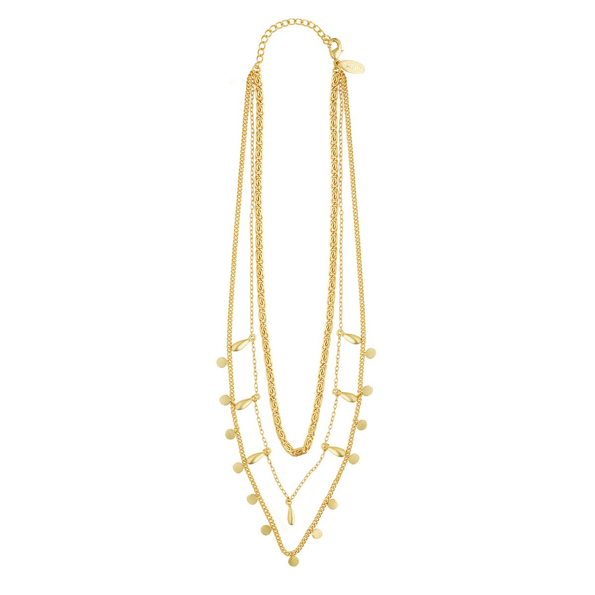 Ethereal Gold Layered Necklace