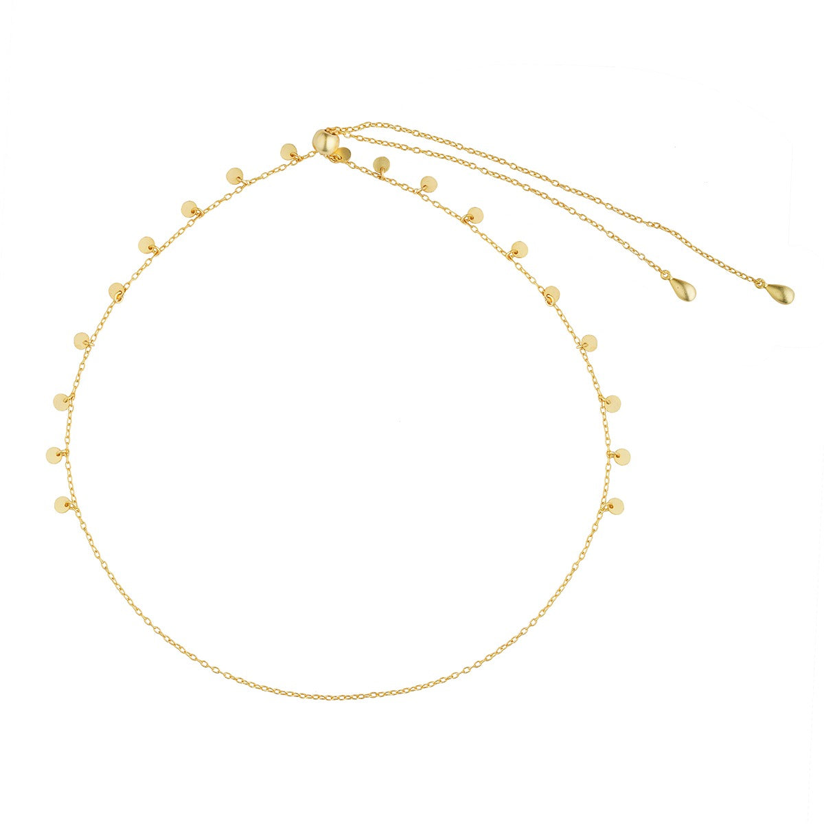 Delicate Path Lariat Necklace