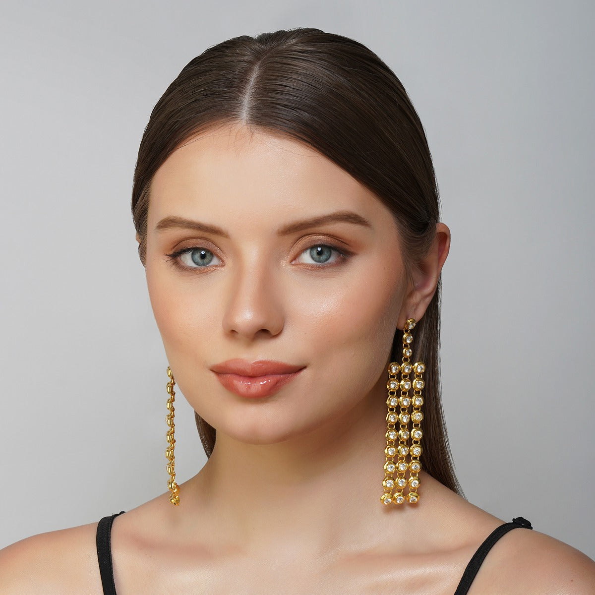 Starry Night Crystal Stud Earrings | Crystal stud earrings, Diamond earrings  online, Traditional earrings
