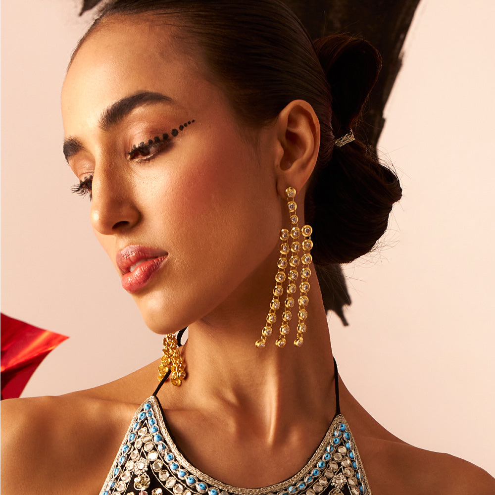 Buy Swarovski Roslyn Pierced Earrings Online India | Ubuy