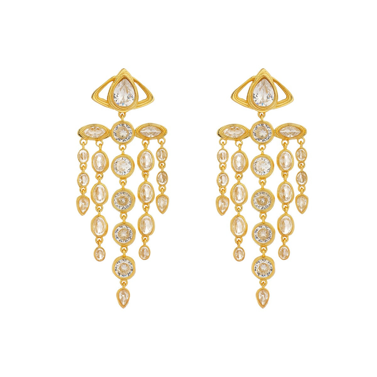 Givenchy Rose Gold Crystal Earrings for Women Online India at Darveys.com