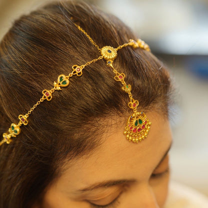 Regal Crown Gift Set with Maang Tikka and Maatha Patti