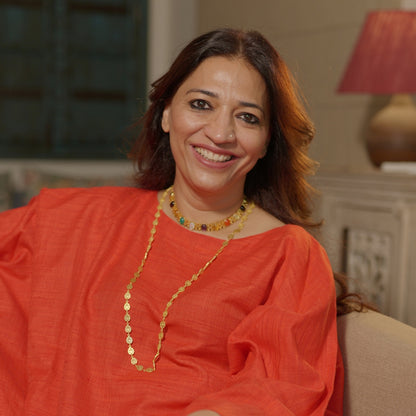 Power Moves Navratna Necklace & Imperial Notes Long Necklace Set