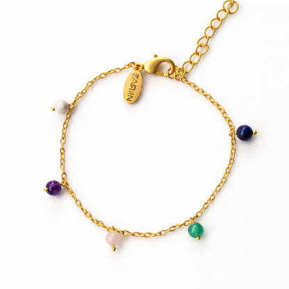 Forever Yours Multi-Gem Love Bracelet
