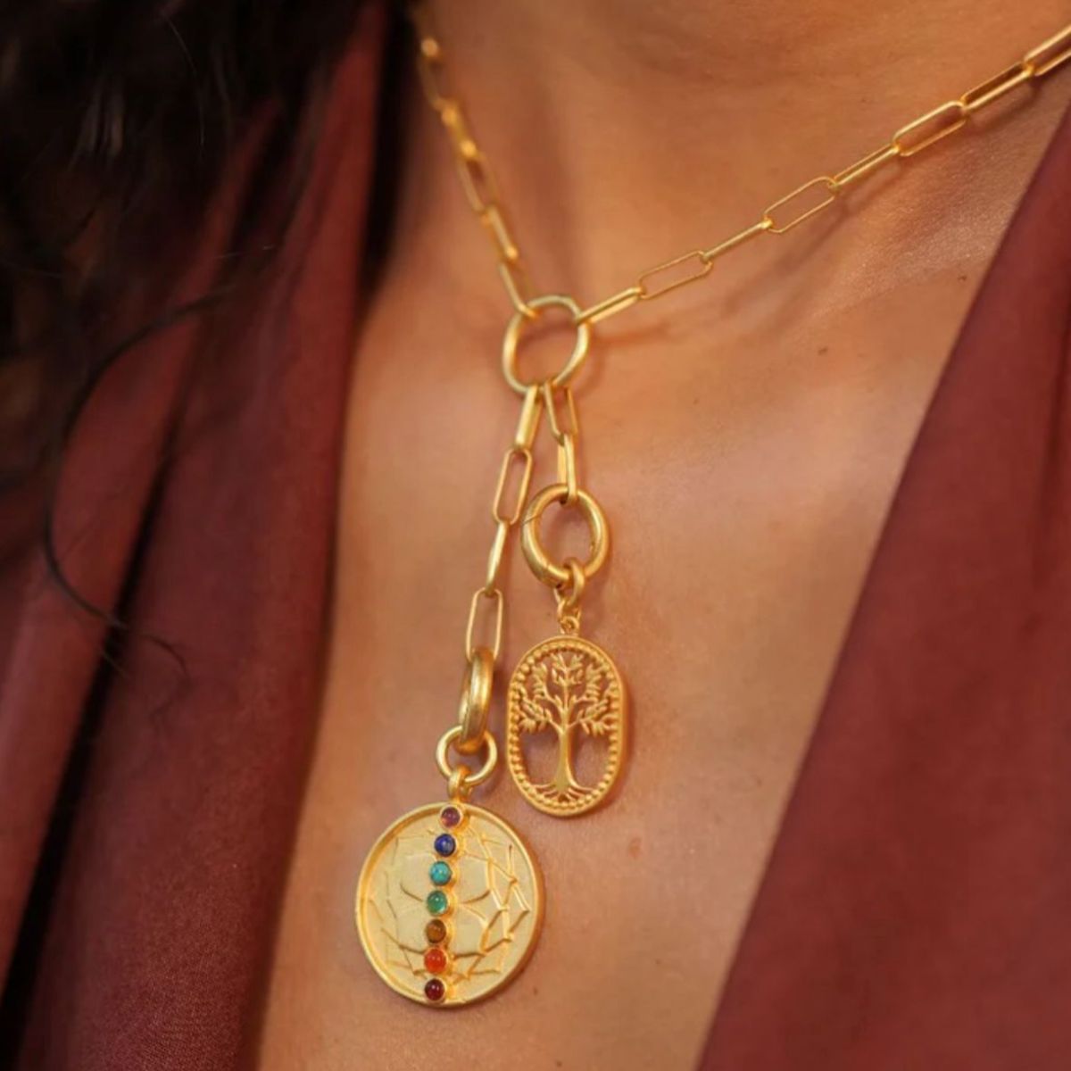 Bestselling Spiritual Compass Lariat Necklace