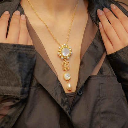 Souvenirs of Style Necklace & Sunny Getaway Ring Set