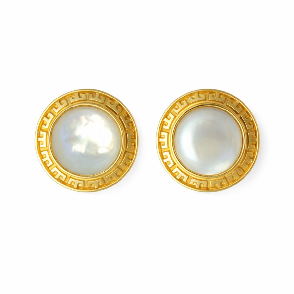 Timeless Mother of Pearl Stud Earrings