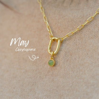 May Birthstone Charm – Chrysoprase