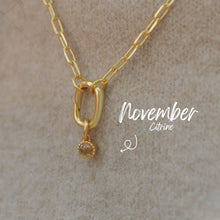 November Birthstone Charm – Citrine