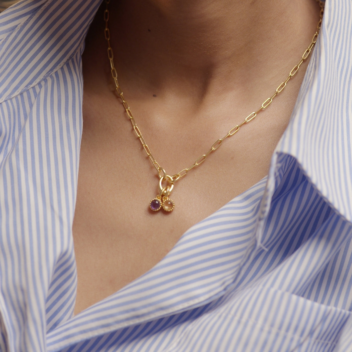 November Birthstone Charm – Citrine