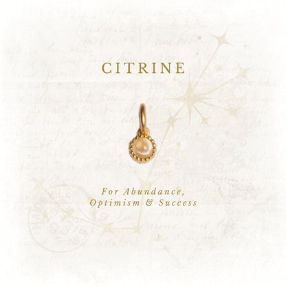 November Birthstone Charm – Citrine