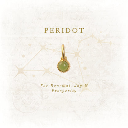 August Birthstone Charm – Peridot