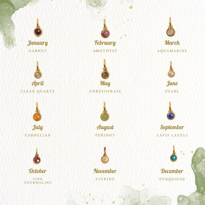 August Birthstone Charm – Peridot