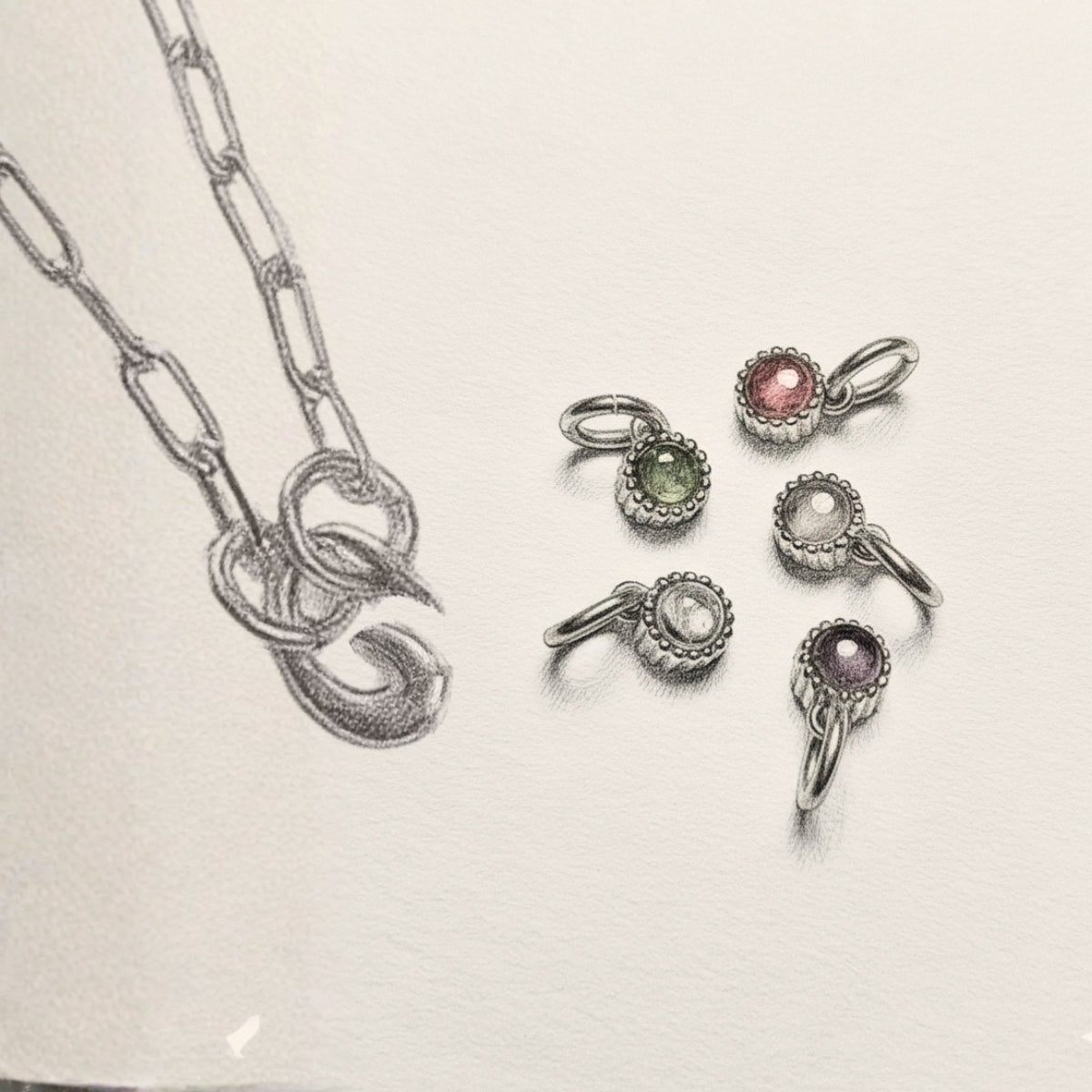 August Birthstone Charm – Peridot