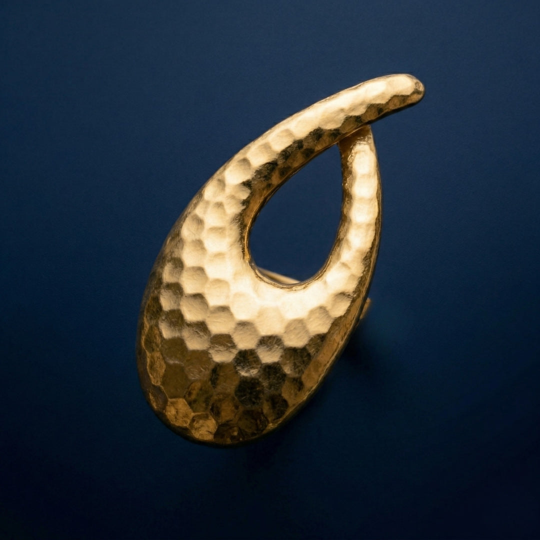 Gold Loop Brooch