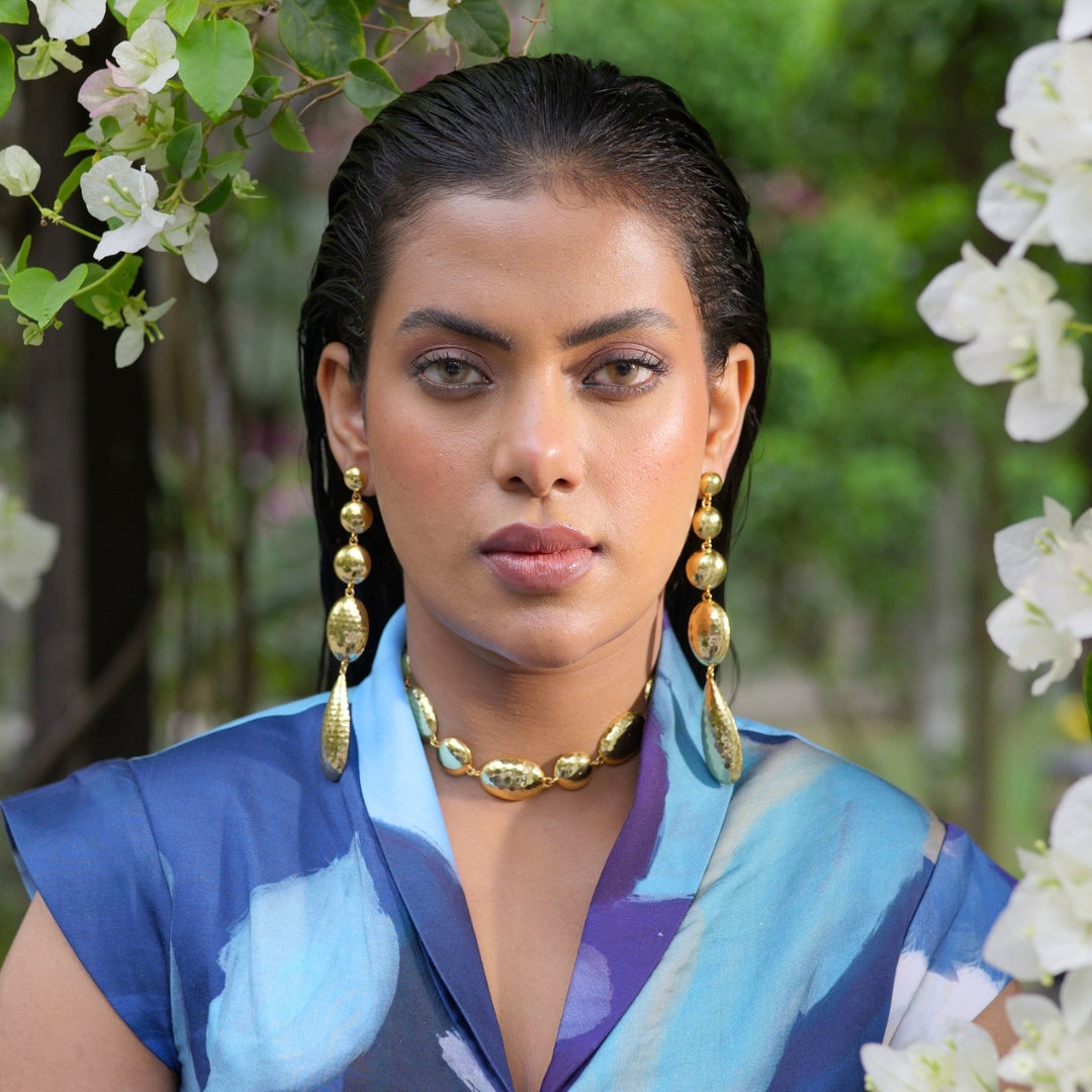 Goldart Statement Earrings