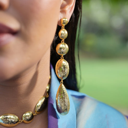 Goldart Statement Earrings