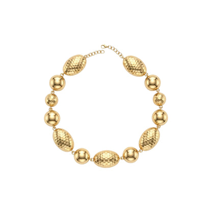 Glow in Gold Statement Necklace