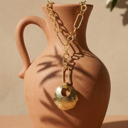 Soul in Gold Lariat Necklace