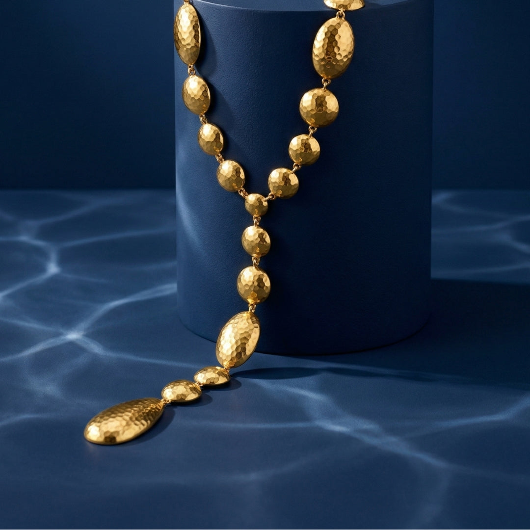 Goddess Glow Lariat Necklace