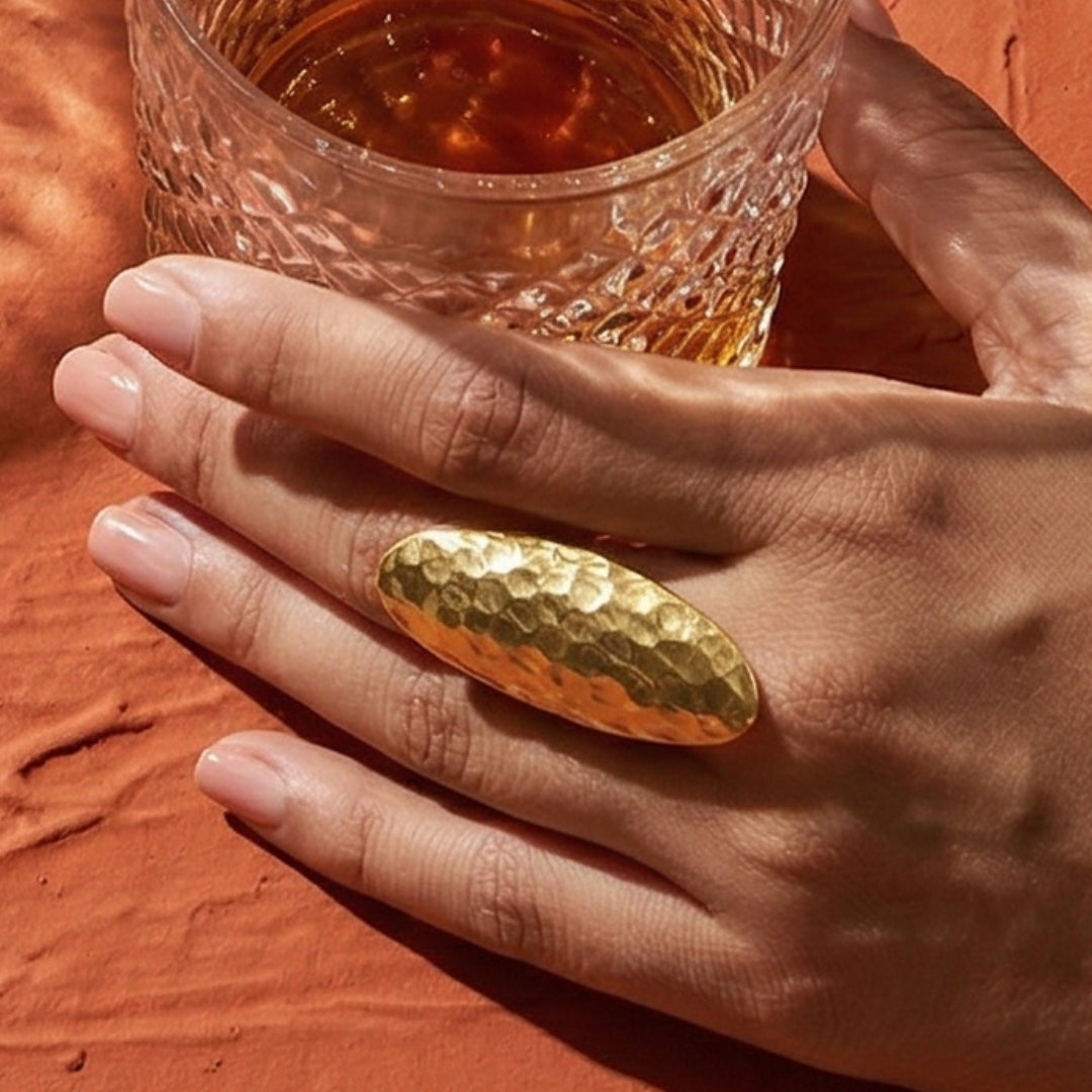 Auric Statement Ring