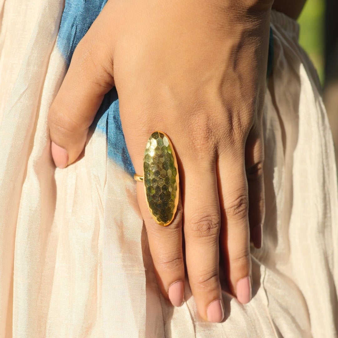Auric Statement Ring