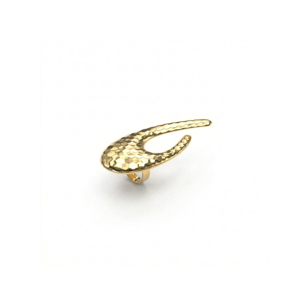 Gold Loop Ring
