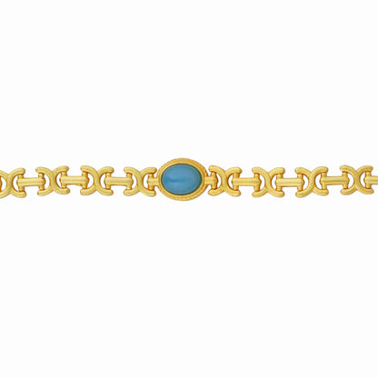 Blue Chalcedony Healing Bracelet for Peace