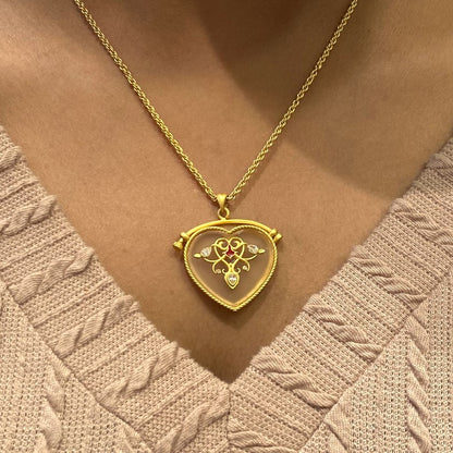 Hearty Art Pendant Necklace