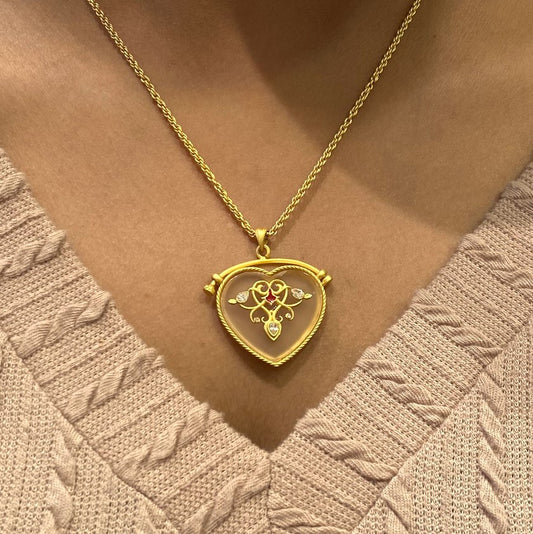 Hearty Art Pendant Necklace