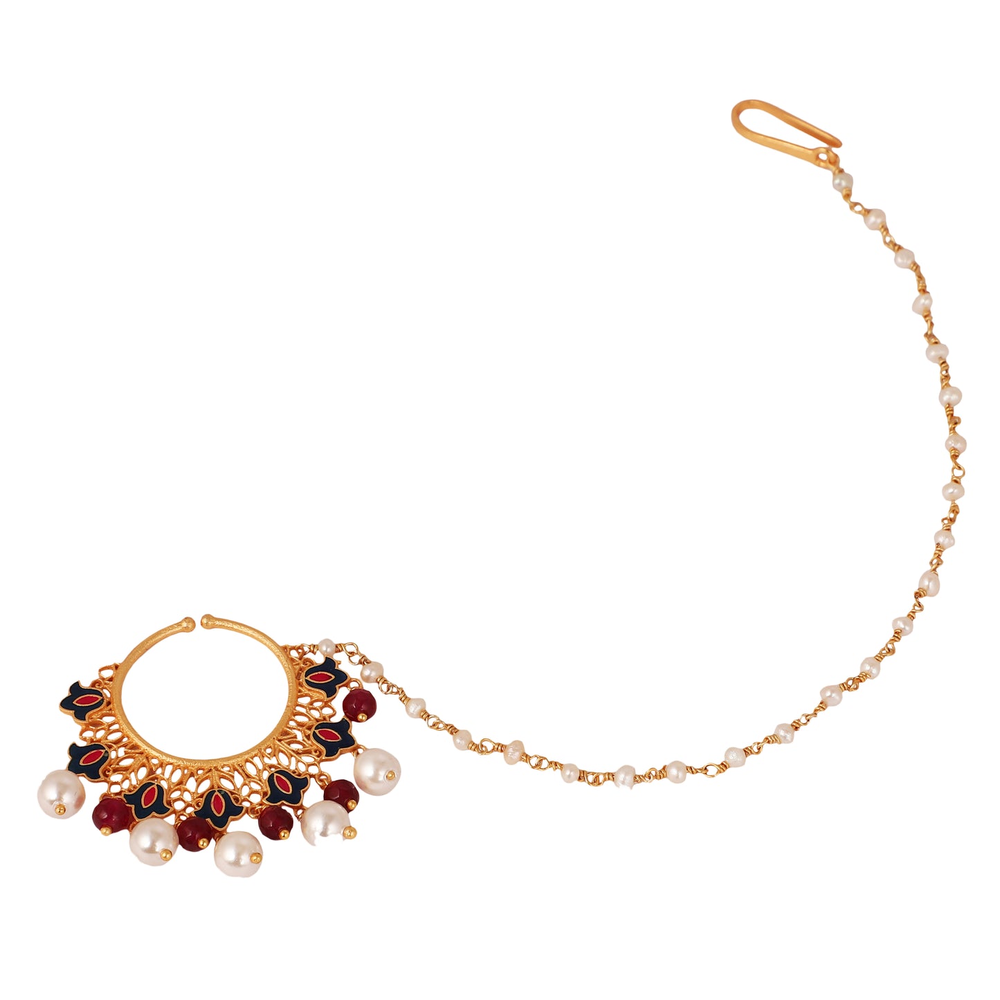 Flower Burst Pearl Nath