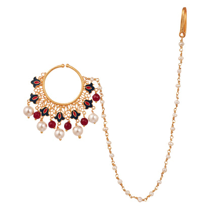 Flower Burst Pearl Nath