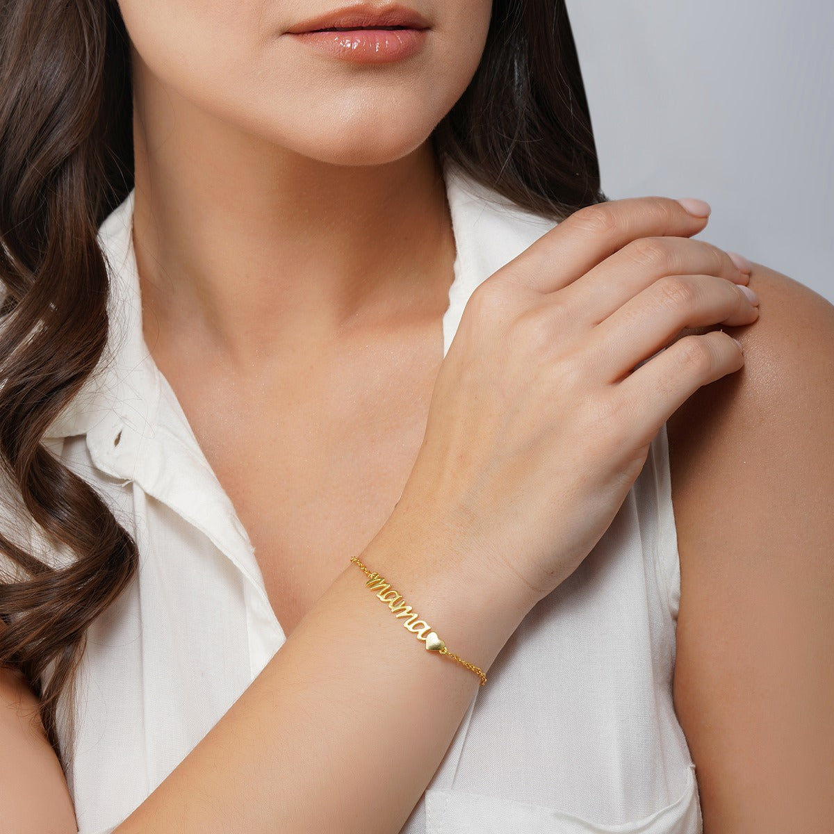 Buy Customized Name Bracelet | Gold Bracelet Online | STAC Fine Jewellery