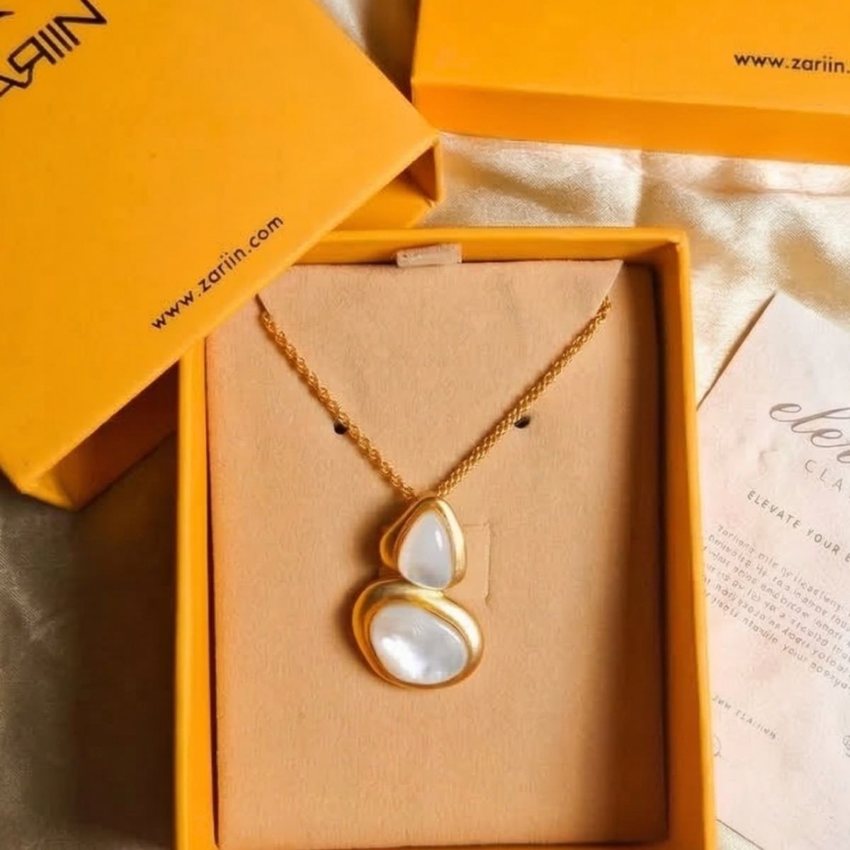 Pristine Poise Pendant Necklace with Pearls