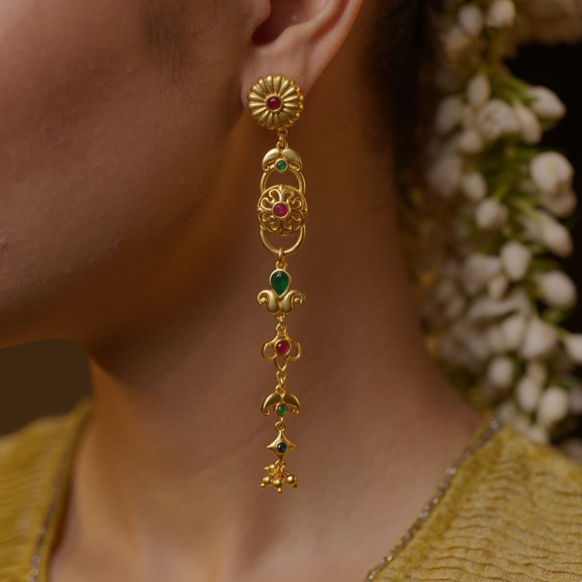 Buy Gulbahaar Statement EarringsOnline in India Zariin
