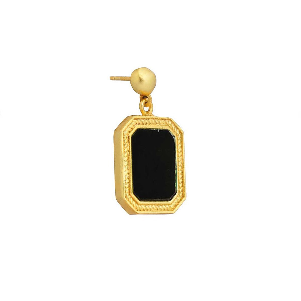 Revitalise Drop Earrings with Black Onyx - Protection