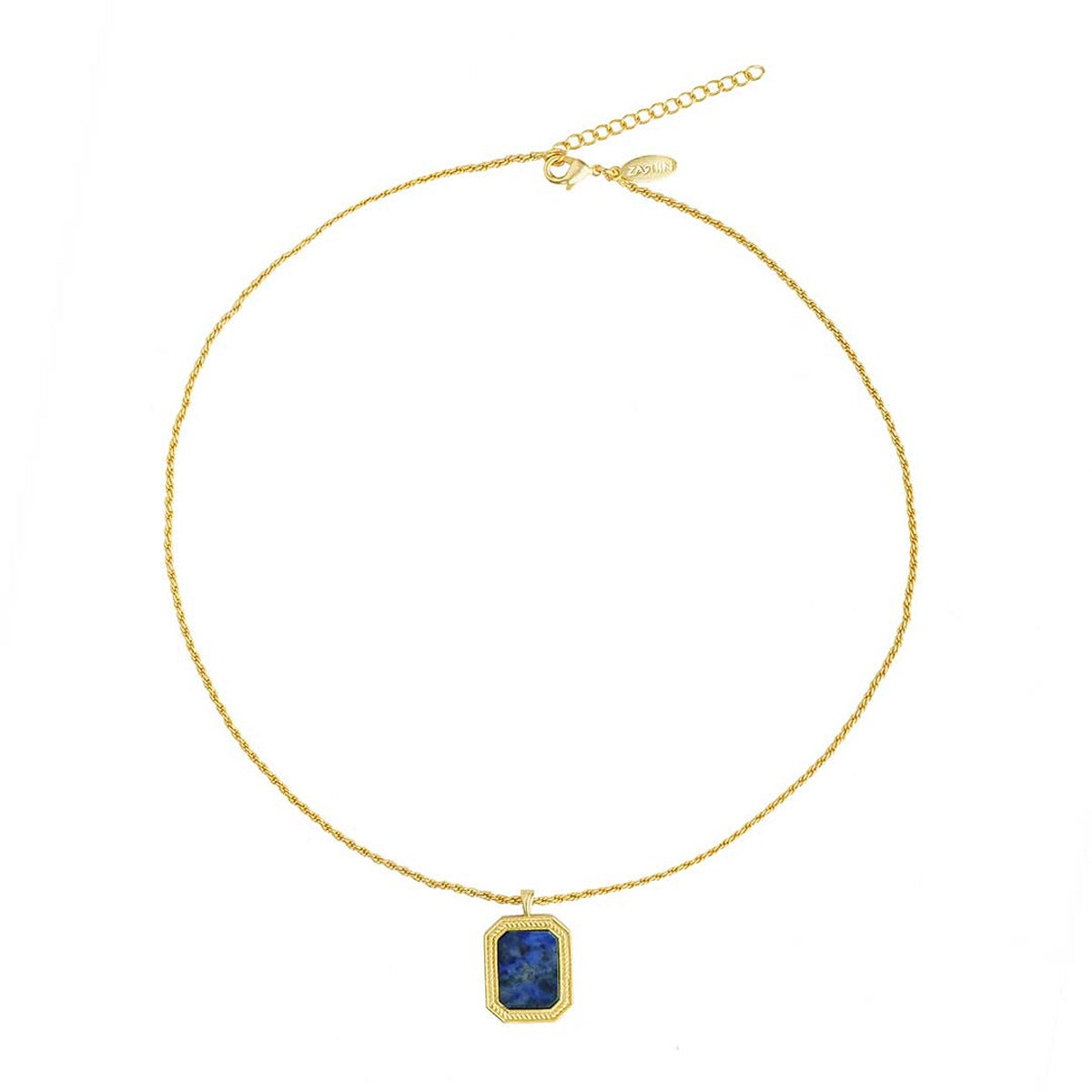 True Essence Pendant Necklace and Stud Earrings Set - Lapis Lazuli